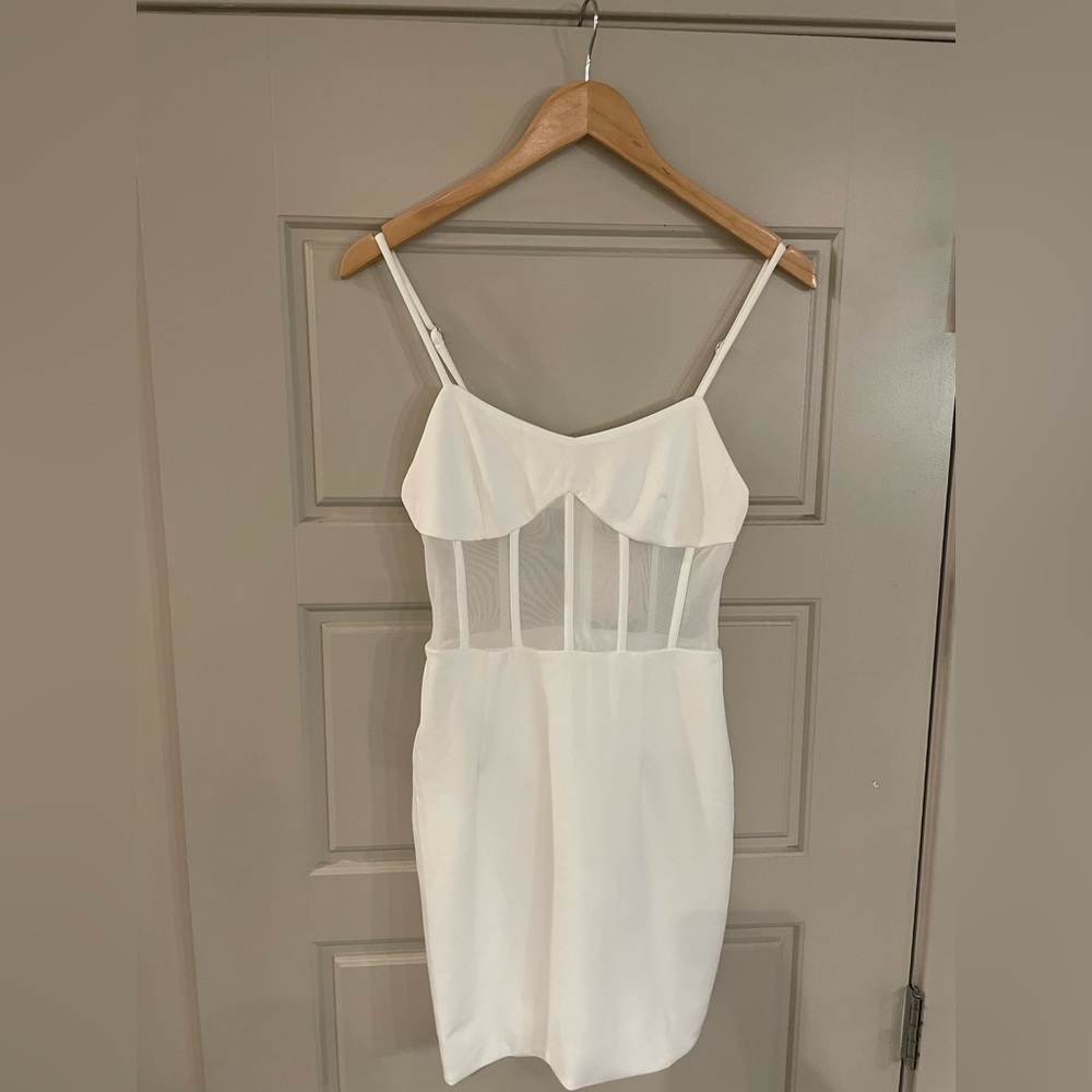 Jaus white mini dress - Picture 2 of 3